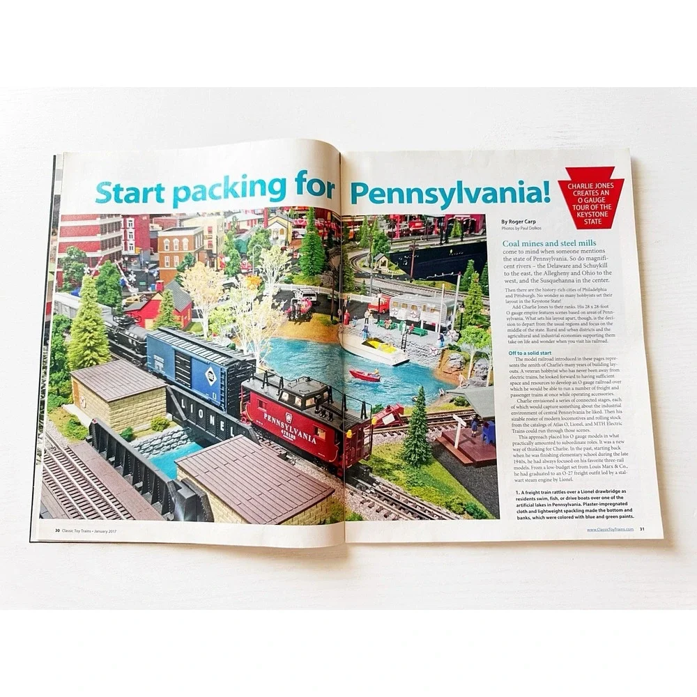 Classic Toy Trains Magazine O & S Gauge January 2017 Volume 30 Issue 1